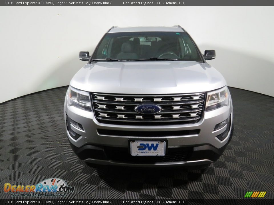 2016 Ford Explorer XLT 4WD Ingot Silver Metallic / Ebony Black Photo #4