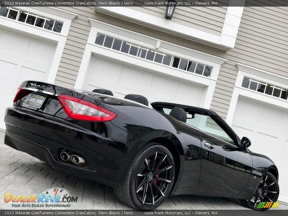 2013 Maserati GranTurismo Convertible GranCabrio Nero (Black) / Nero Photo #5
