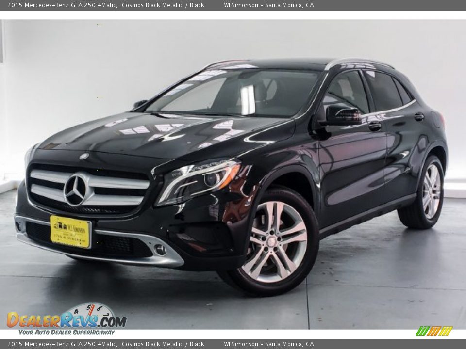 2015 Mercedes-Benz GLA 250 4Matic Cosmos Black Metallic / Black Photo #12