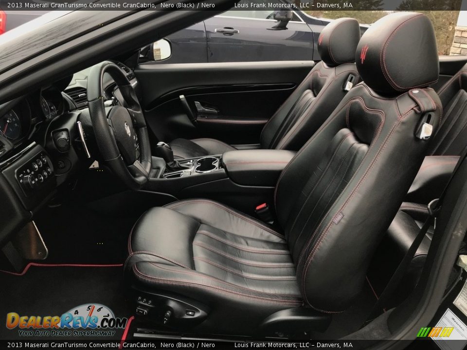 Nero Interior - 2013 Maserati GranTurismo Convertible GranCabrio Photo #11