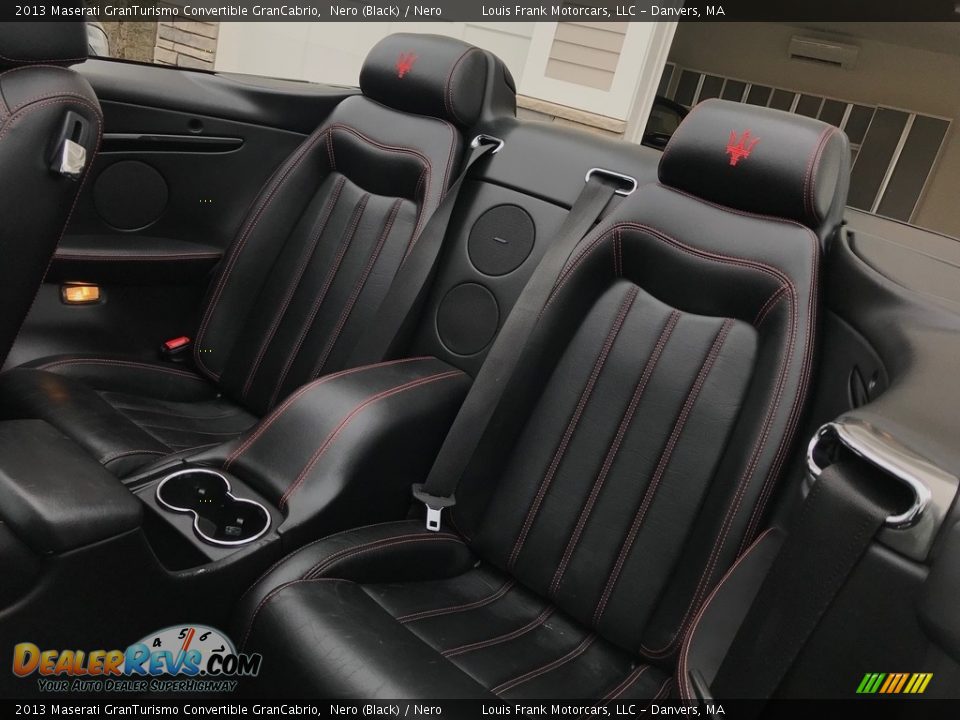 Rear Seat of 2013 Maserati GranTurismo Convertible GranCabrio Photo #13