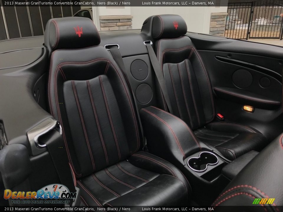 Rear Seat of 2013 Maserati GranTurismo Convertible GranCabrio Photo #14