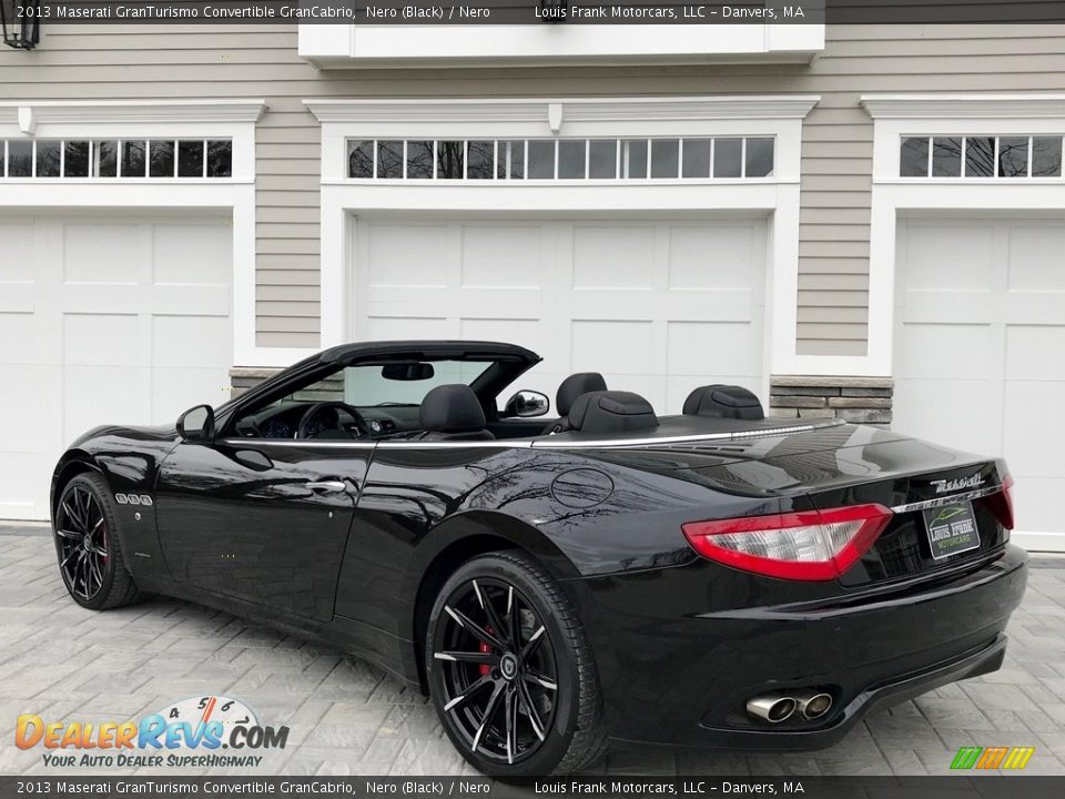 2013 Maserati GranTurismo Convertible GranCabrio Nero (Black) / Nero Photo #17