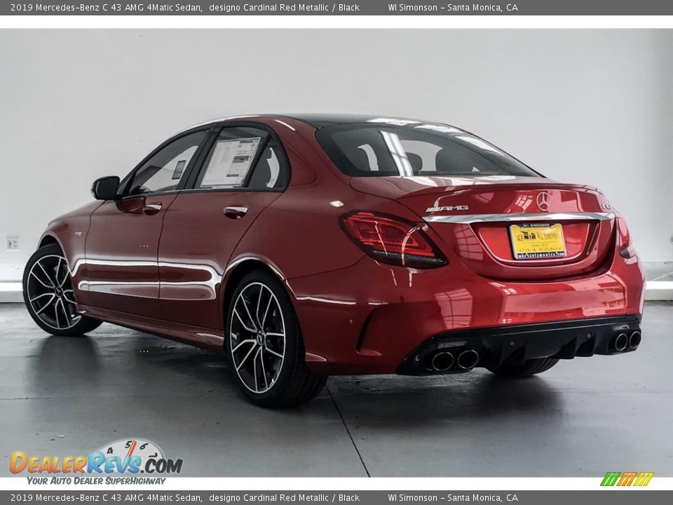2019 Mercedes-Benz C 43 AMG 4Matic Sedan designo Cardinal Red Metallic / Black Photo #2