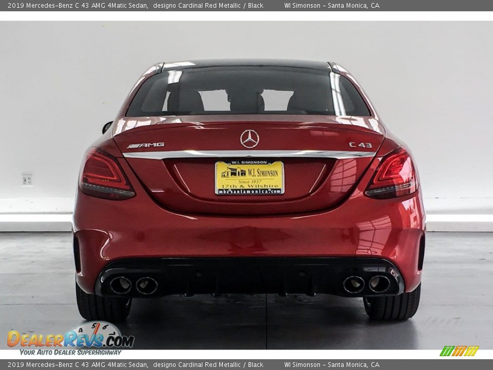 2019 Mercedes-Benz C 43 AMG 4Matic Sedan designo Cardinal Red Metallic / Black Photo #3