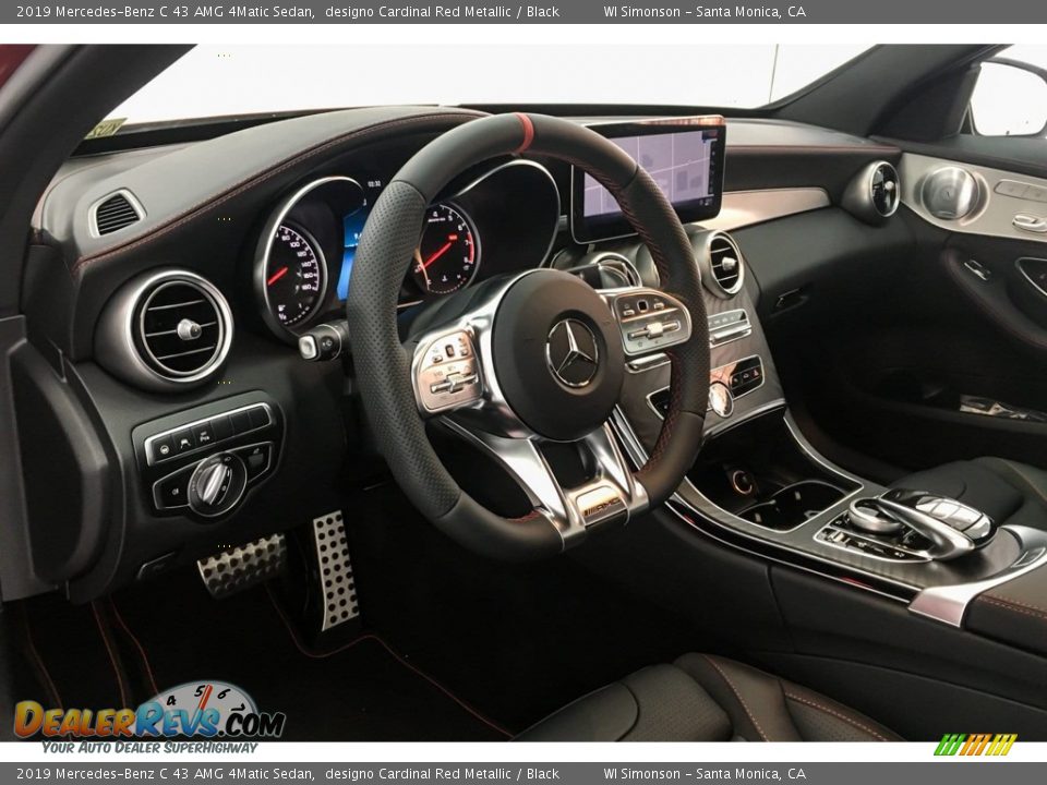 2019 Mercedes-Benz C 43 AMG 4Matic Sedan designo Cardinal Red Metallic / Black Photo #4