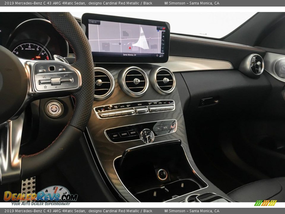 2019 Mercedes-Benz C 43 AMG 4Matic Sedan designo Cardinal Red Metallic / Black Photo #6