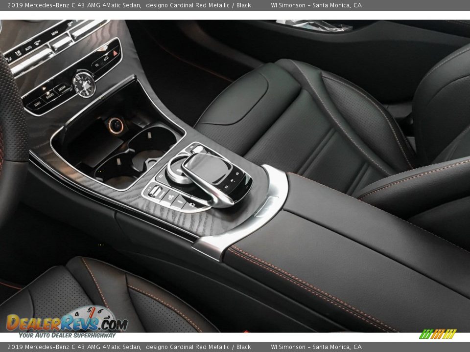2019 Mercedes-Benz C 43 AMG 4Matic Sedan designo Cardinal Red Metallic / Black Photo #7