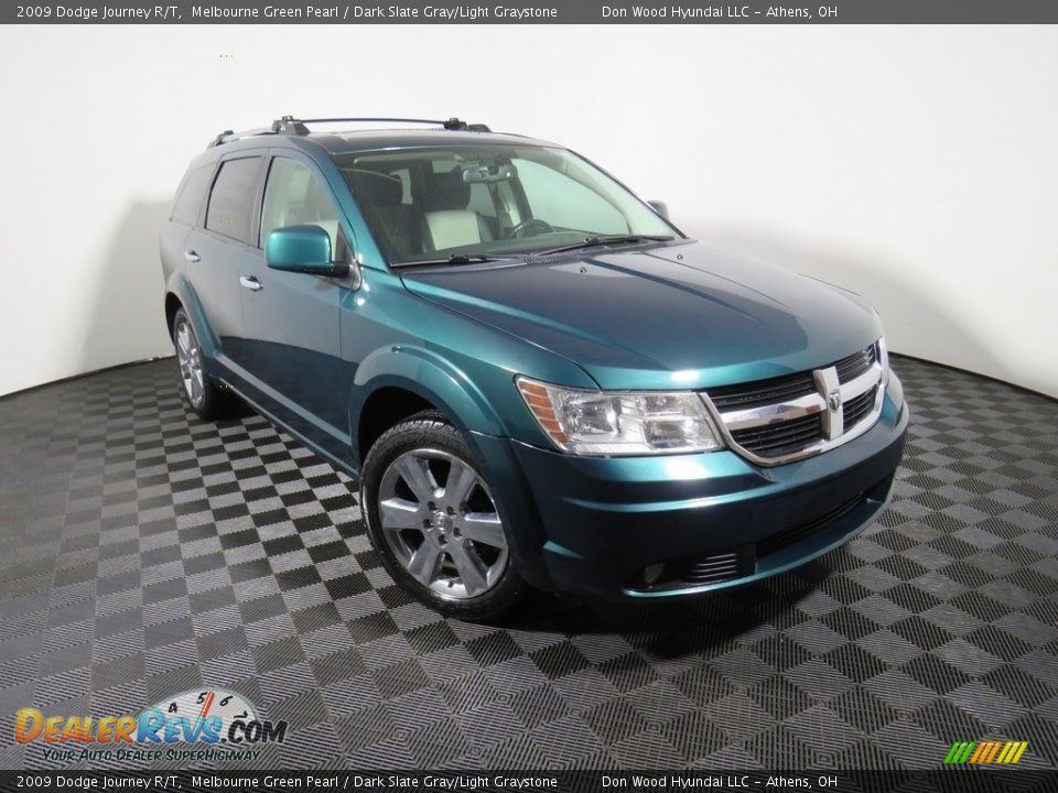 2009 Dodge Journey R/T Melbourne Green Pearl / Dark Slate Gray/Light Graystone Photo #5
