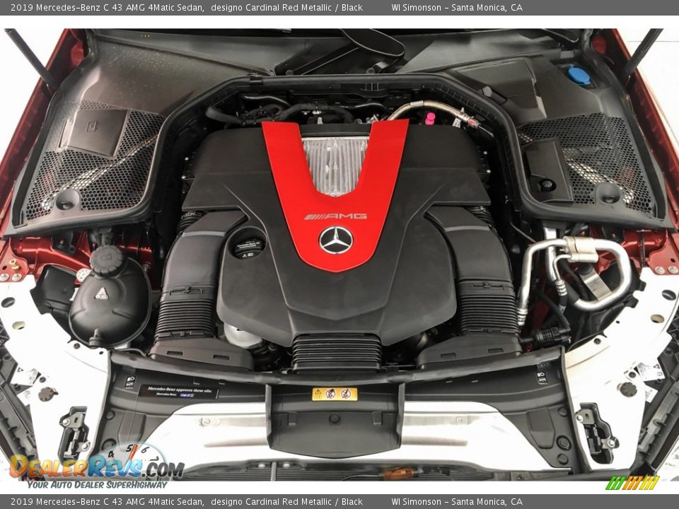 2019 Mercedes-Benz C 43 AMG 4Matic Sedan 3.0 Liter AMG biturbo DOHC 24-Valve VVT V6 Engine Photo #8
