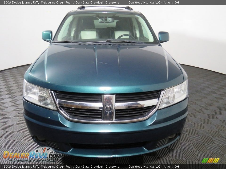 2009 Dodge Journey R/T Melbourne Green Pearl / Dark Slate Gray/Light Graystone Photo #6