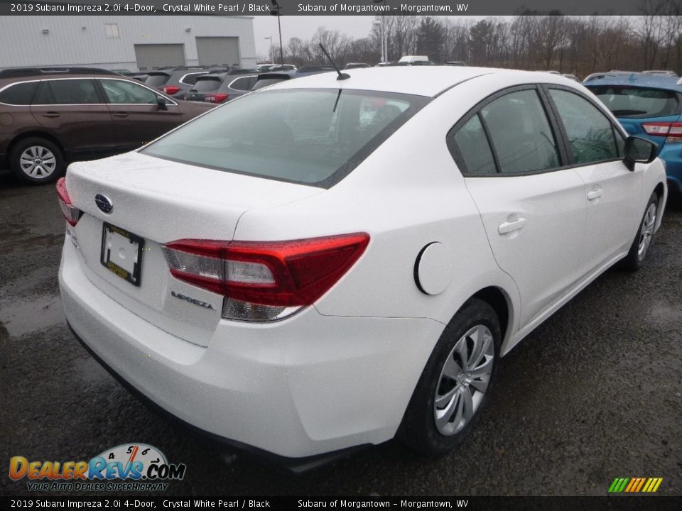 2019 Subaru Impreza 2.0i 4-Door Crystal White Pearl / Black Photo #7