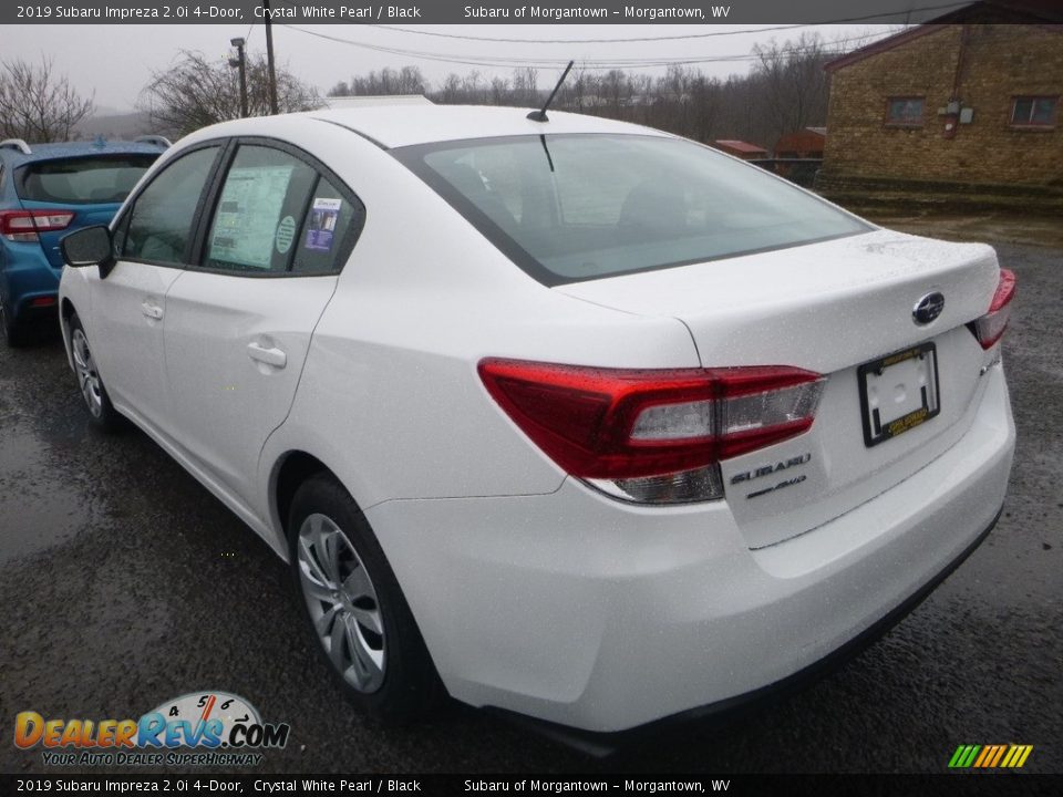 2019 Subaru Impreza 2.0i 4-Door Crystal White Pearl / Black Photo #8