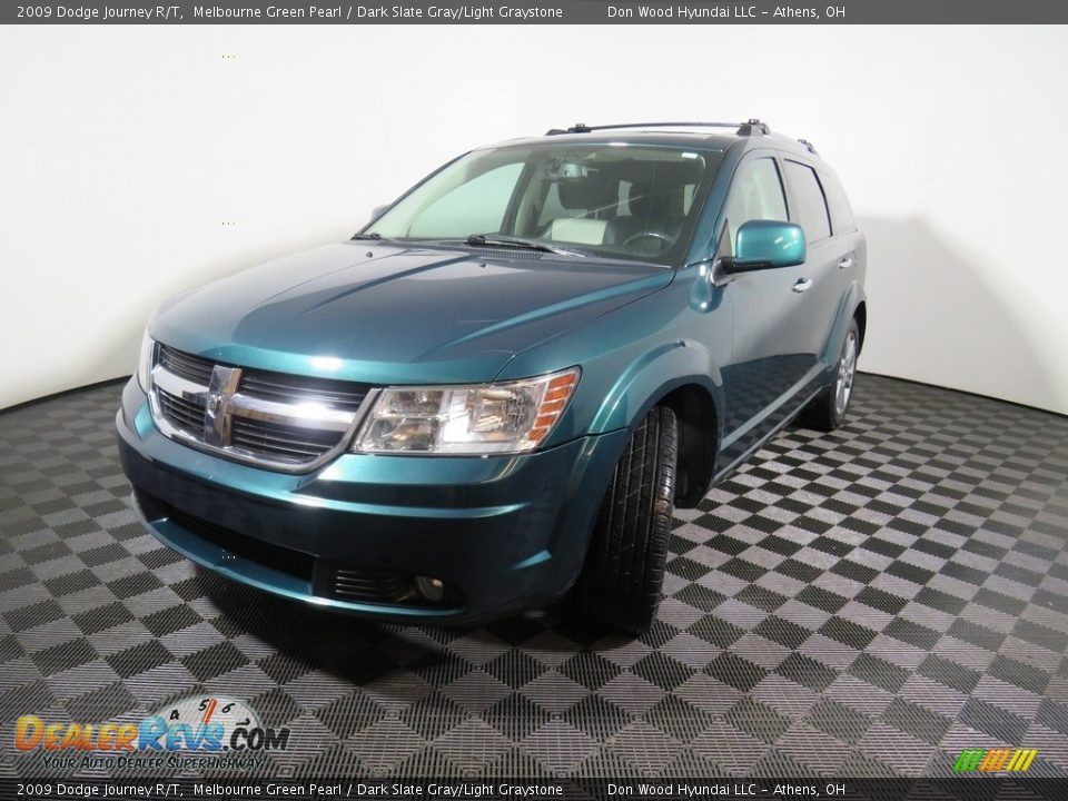 2009 Dodge Journey R/T Melbourne Green Pearl / Dark Slate Gray/Light Graystone Photo #9