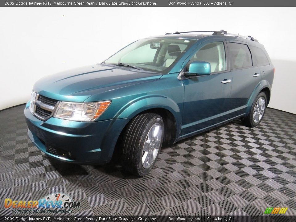 2009 Dodge Journey R/T Melbourne Green Pearl / Dark Slate Gray/Light Graystone Photo #10