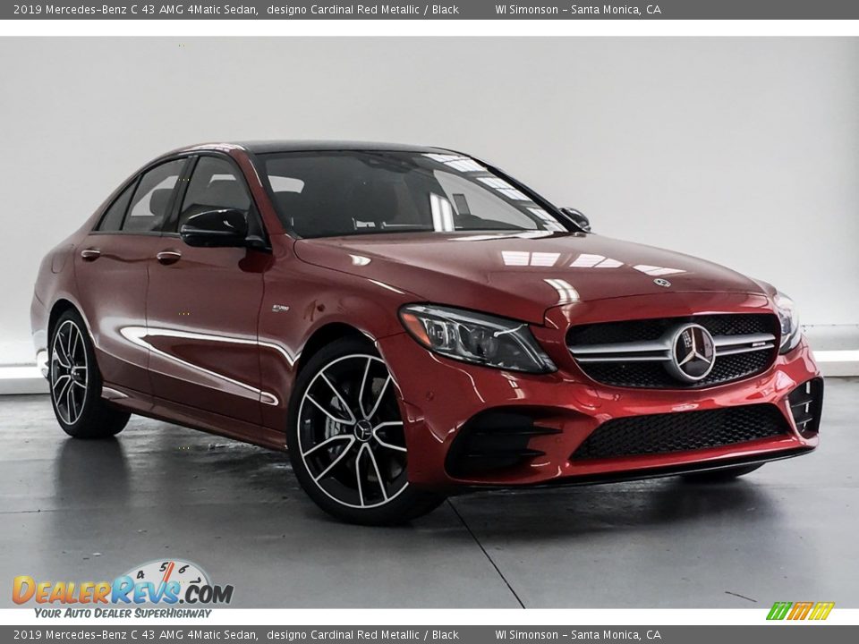 Front 3/4 View of 2019 Mercedes-Benz C 43 AMG 4Matic Sedan Photo #12