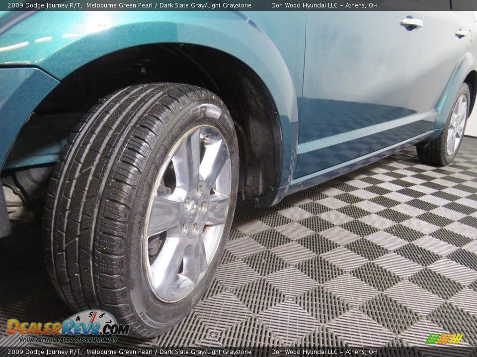2009 Dodge Journey R/T Melbourne Green Pearl / Dark Slate Gray/Light Graystone Photo #11