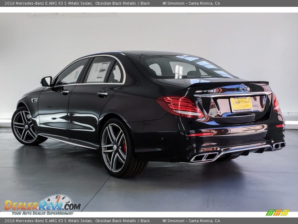 2019 Mercedes-Benz E AMG 63 S 4Matic Sedan Obsidian Black Metallic / Black Photo #2