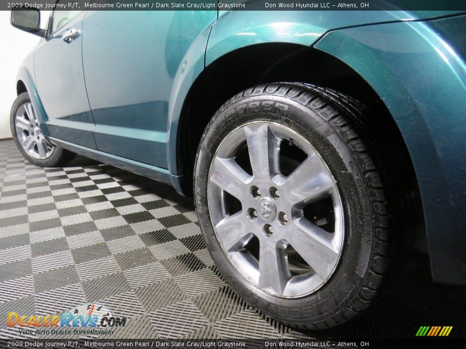 2009 Dodge Journey R/T Melbourne Green Pearl / Dark Slate Gray/Light Graystone Photo #12