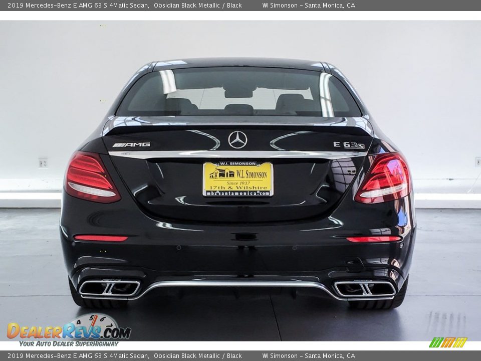 2019 Mercedes-Benz E AMG 63 S 4Matic Sedan Obsidian Black Metallic / Black Photo #3