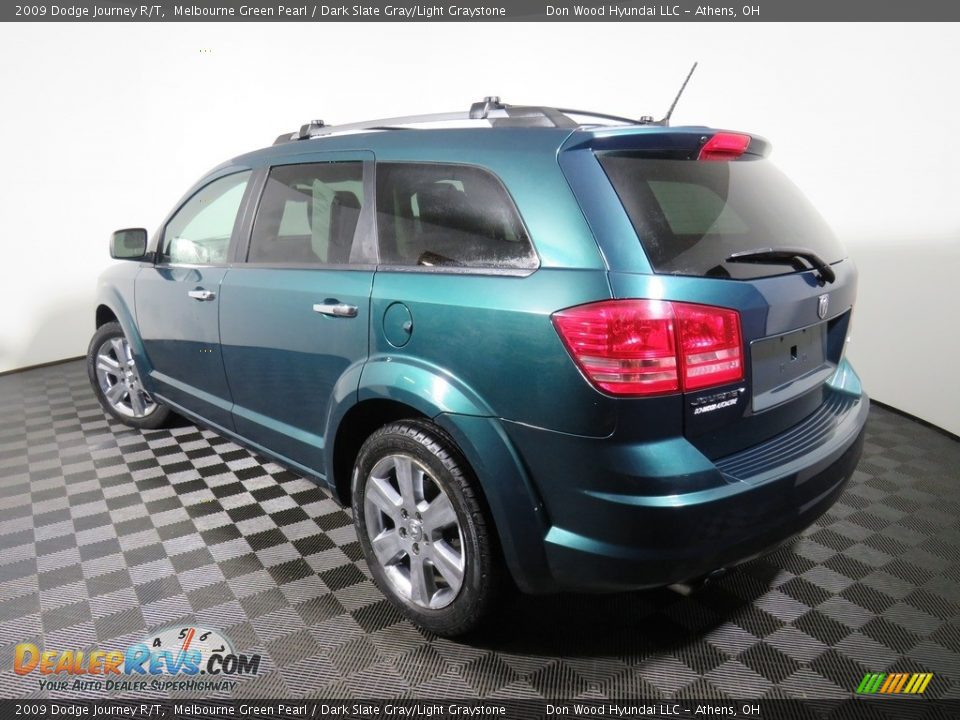 2009 Dodge Journey R/T Melbourne Green Pearl / Dark Slate Gray/Light Graystone Photo #13