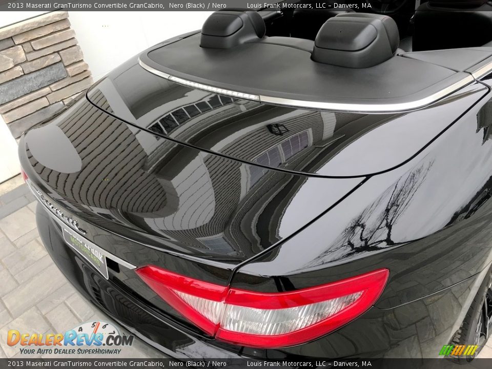 2013 Maserati GranTurismo Convertible GranCabrio Nero (Black) / Nero Photo #36