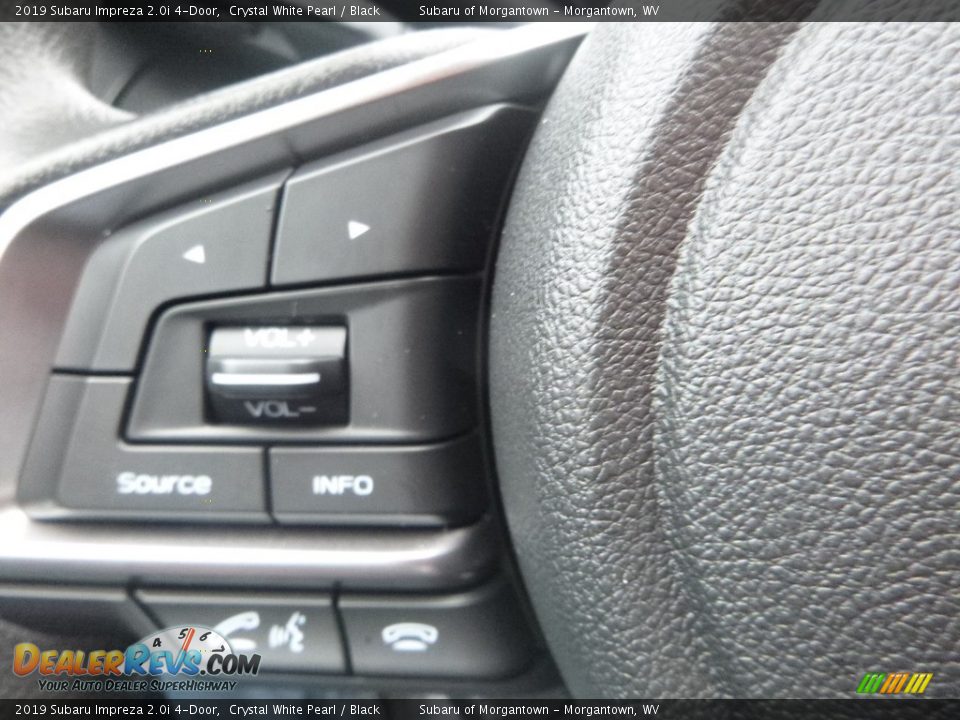 2019 Subaru Impreza 2.0i 4-Door Crystal White Pearl / Black Photo #17
