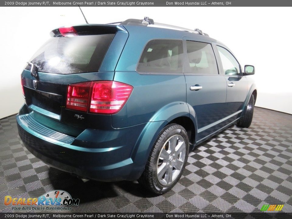 2009 Dodge Journey R/T Melbourne Green Pearl / Dark Slate Gray/Light Graystone Photo #20