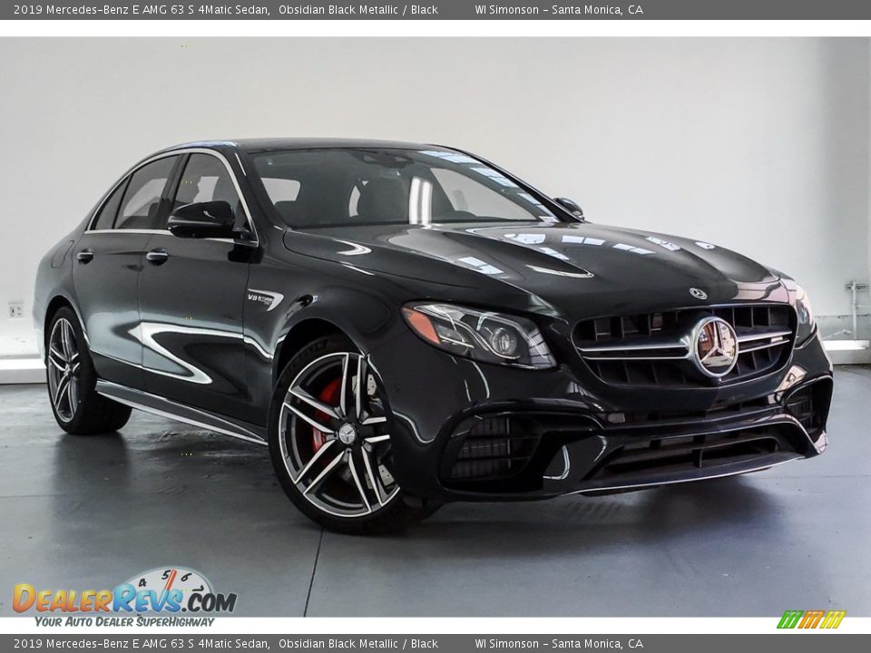 2019 Mercedes-Benz E AMG 63 S 4Matic Sedan Obsidian Black Metallic / Black Photo #12