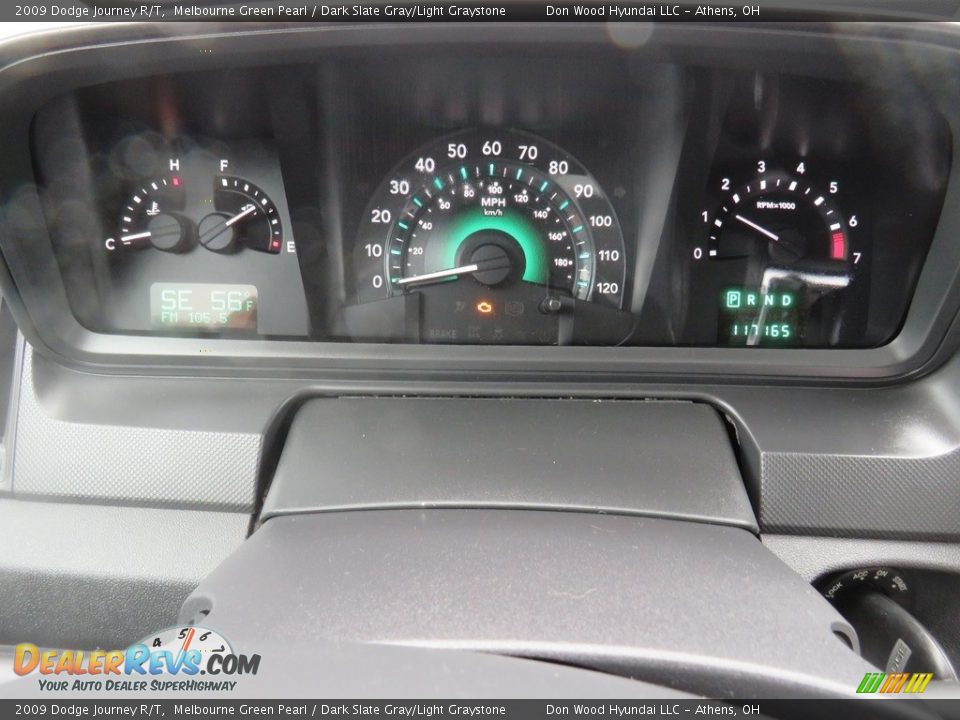 2009 Dodge Journey R/T Melbourne Green Pearl / Dark Slate Gray/Light Graystone Photo #23