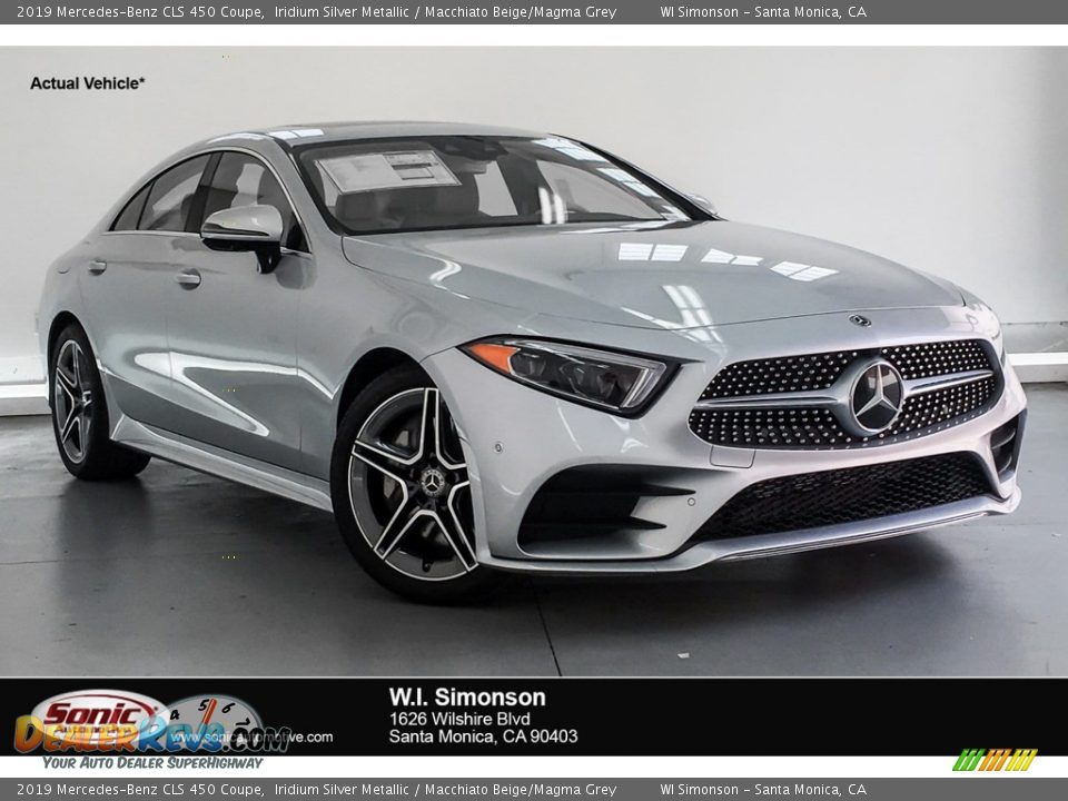 2019 Mercedes-Benz CLS 450 Coupe Iridium Silver Metallic / Macchiato Beige/Magma Grey Photo #1