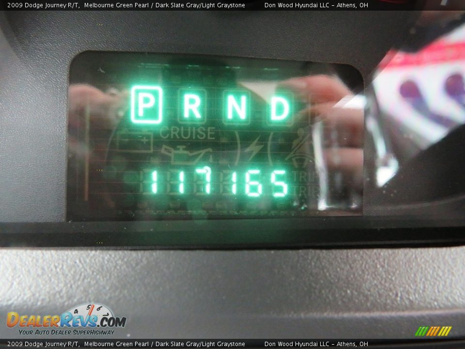 2009 Dodge Journey R/T Melbourne Green Pearl / Dark Slate Gray/Light Graystone Photo #24