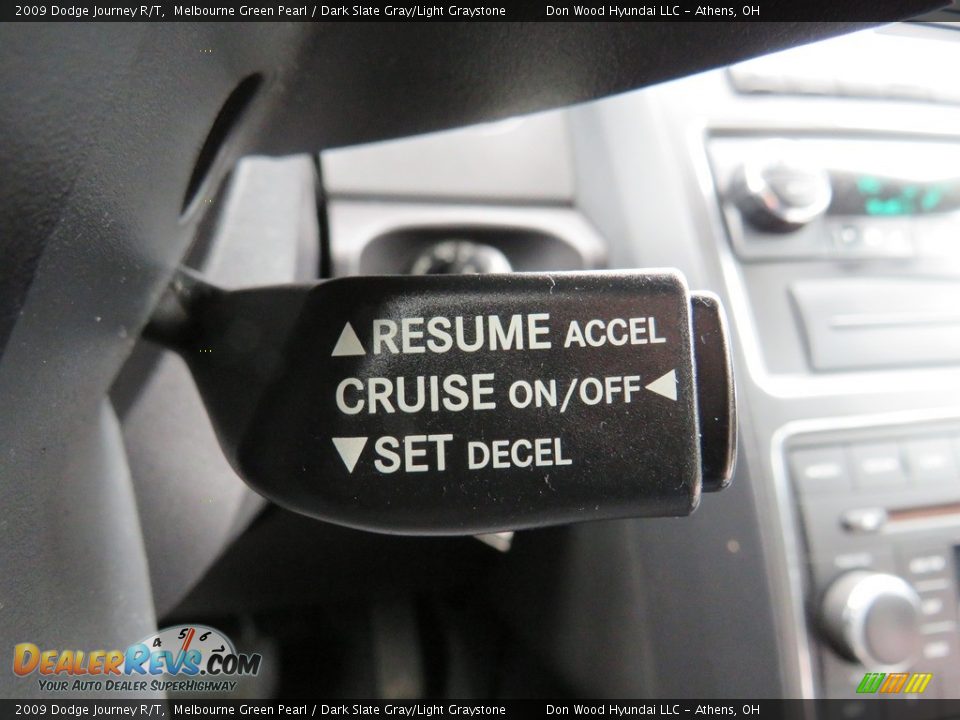 2009 Dodge Journey R/T Melbourne Green Pearl / Dark Slate Gray/Light Graystone Photo #27