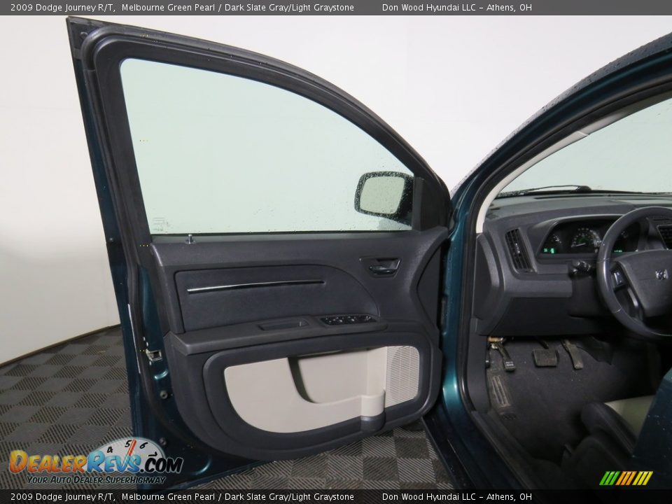 2009 Dodge Journey R/T Melbourne Green Pearl / Dark Slate Gray/Light Graystone Photo #32
