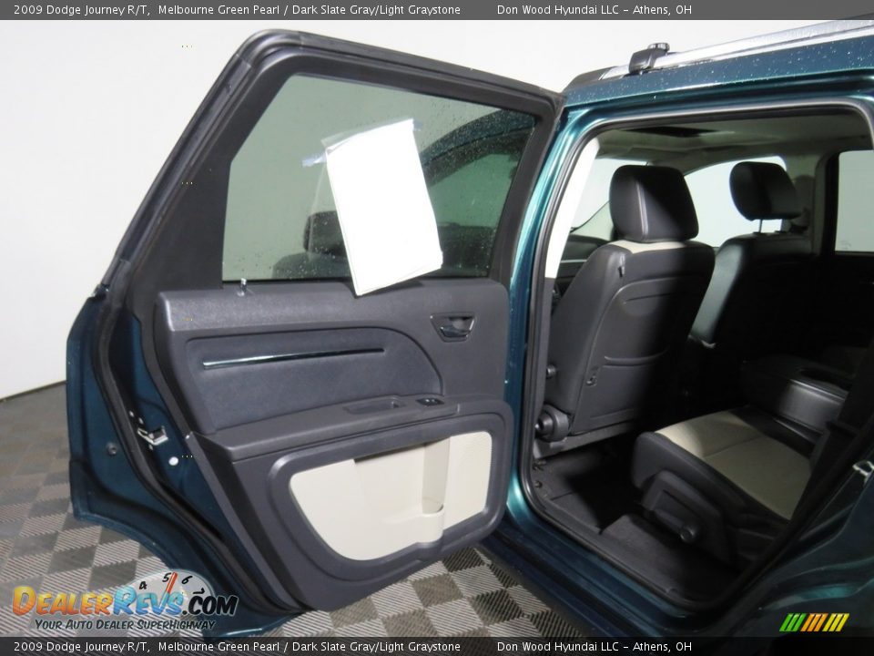 2009 Dodge Journey R/T Melbourne Green Pearl / Dark Slate Gray/Light Graystone Photo #36