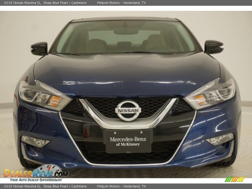 2016 Nissan Maxima SL Deep Blue Pearl / Cashmere Photo #2