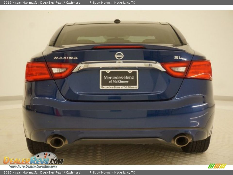 2016 Nissan Maxima SL Deep Blue Pearl / Cashmere Photo #6