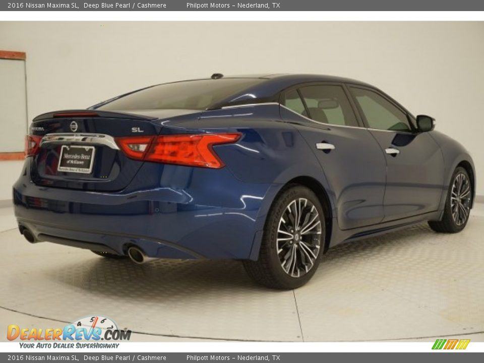 2016 Nissan Maxima SL Deep Blue Pearl / Cashmere Photo #7