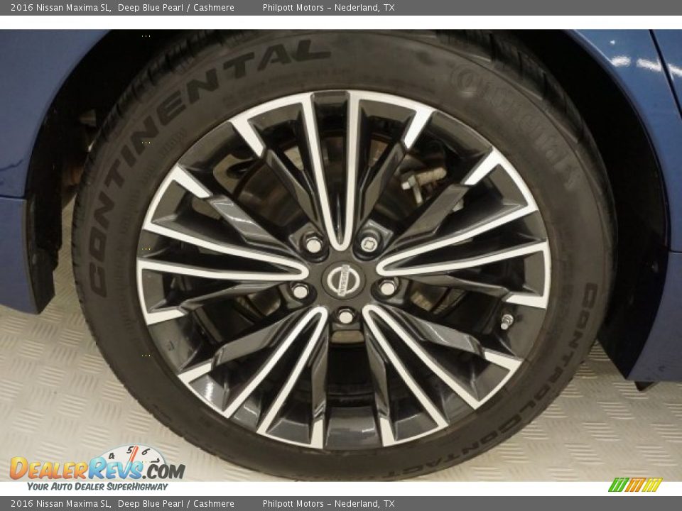 2016 Nissan Maxima SL Deep Blue Pearl / Cashmere Photo #8