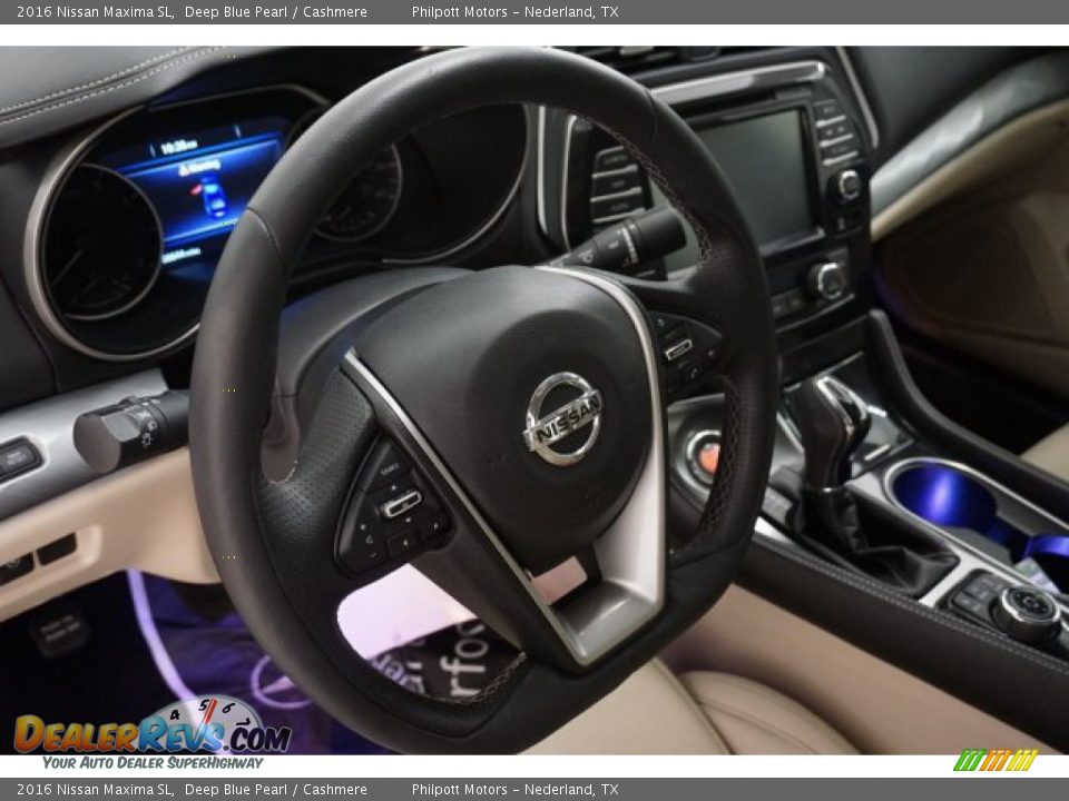 2016 Nissan Maxima SL Deep Blue Pearl / Cashmere Photo #10