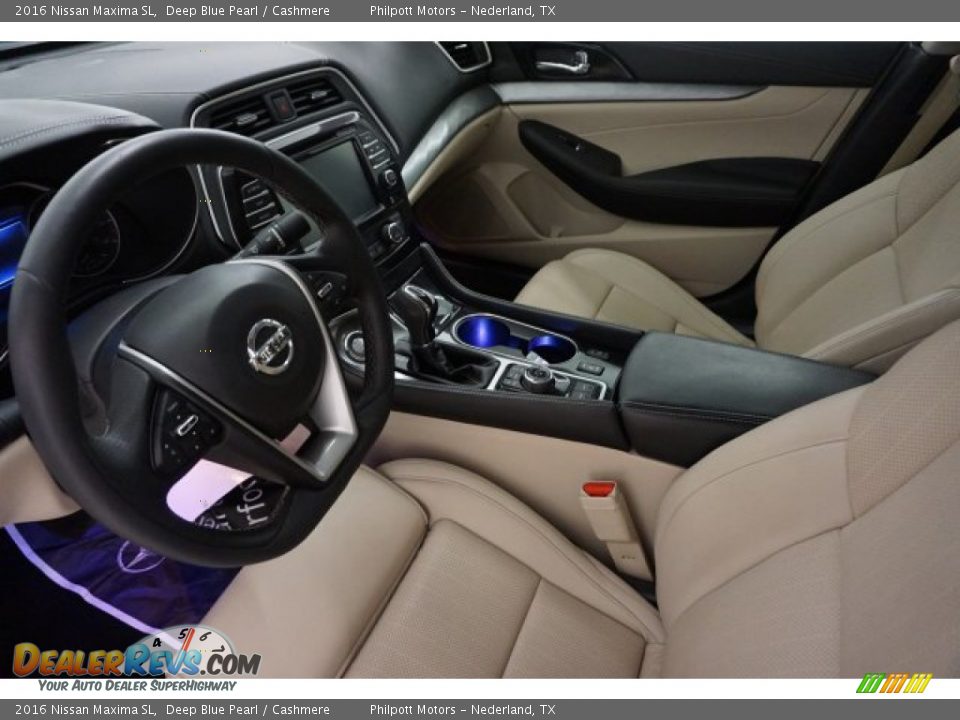 2016 Nissan Maxima SL Deep Blue Pearl / Cashmere Photo #11