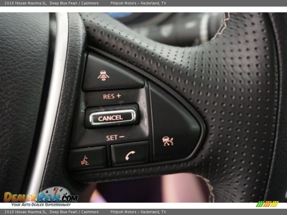 2016 Nissan Maxima SL Deep Blue Pearl / Cashmere Photo #17