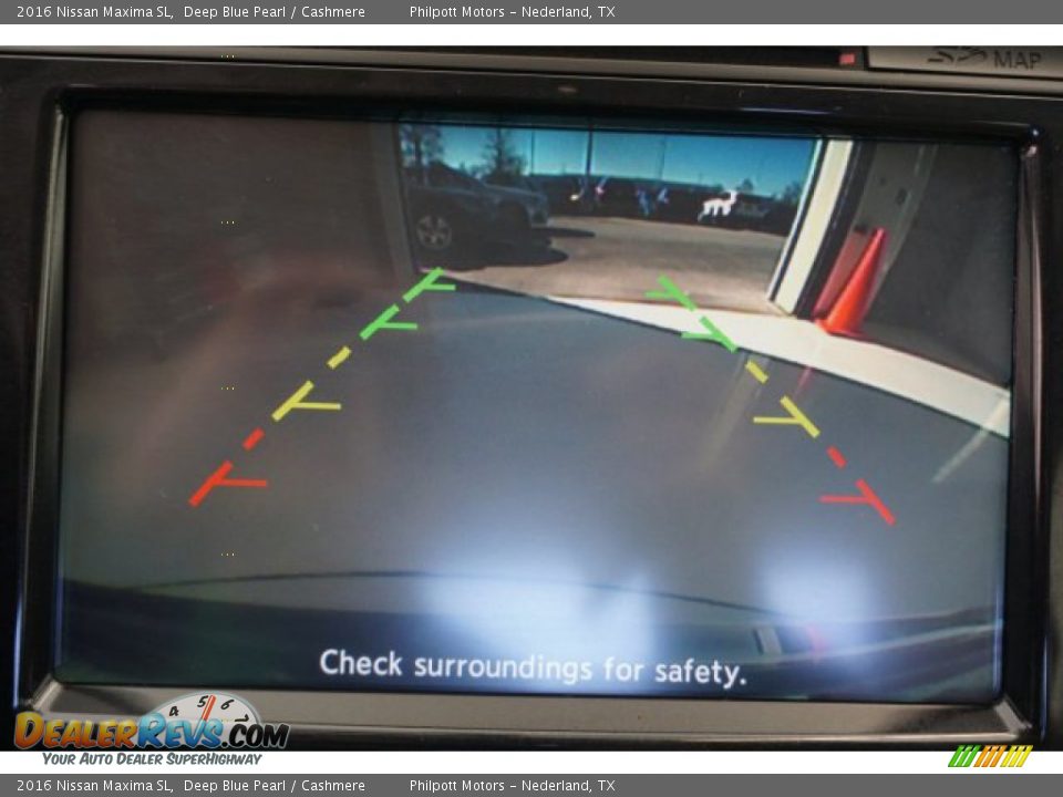 2016 Nissan Maxima SL Deep Blue Pearl / Cashmere Photo #21