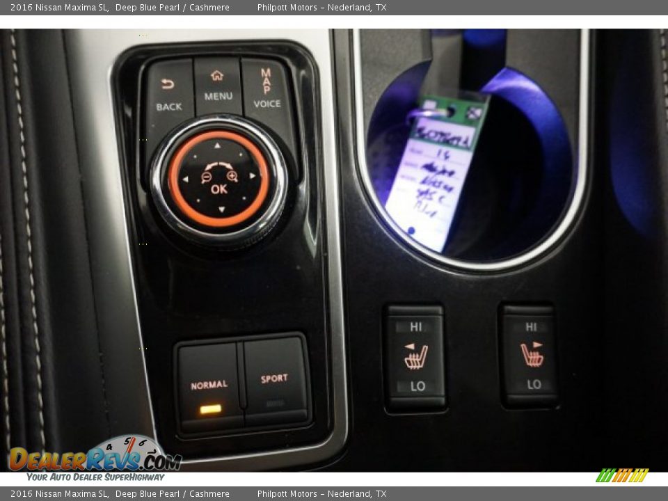 2016 Nissan Maxima SL Deep Blue Pearl / Cashmere Photo #24