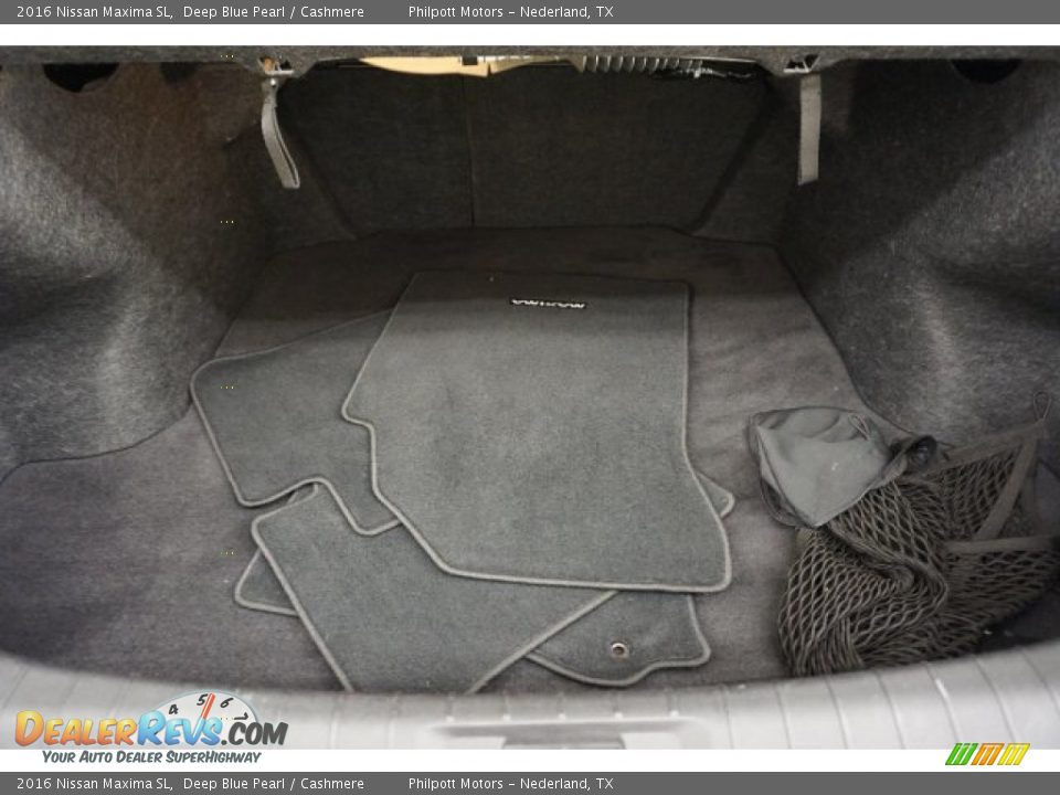 2016 Nissan Maxima SL Deep Blue Pearl / Cashmere Photo #28