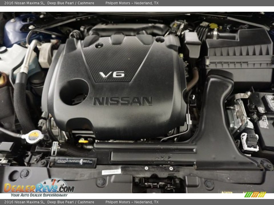 2016 Nissan Maxima SL Deep Blue Pearl / Cashmere Photo #33