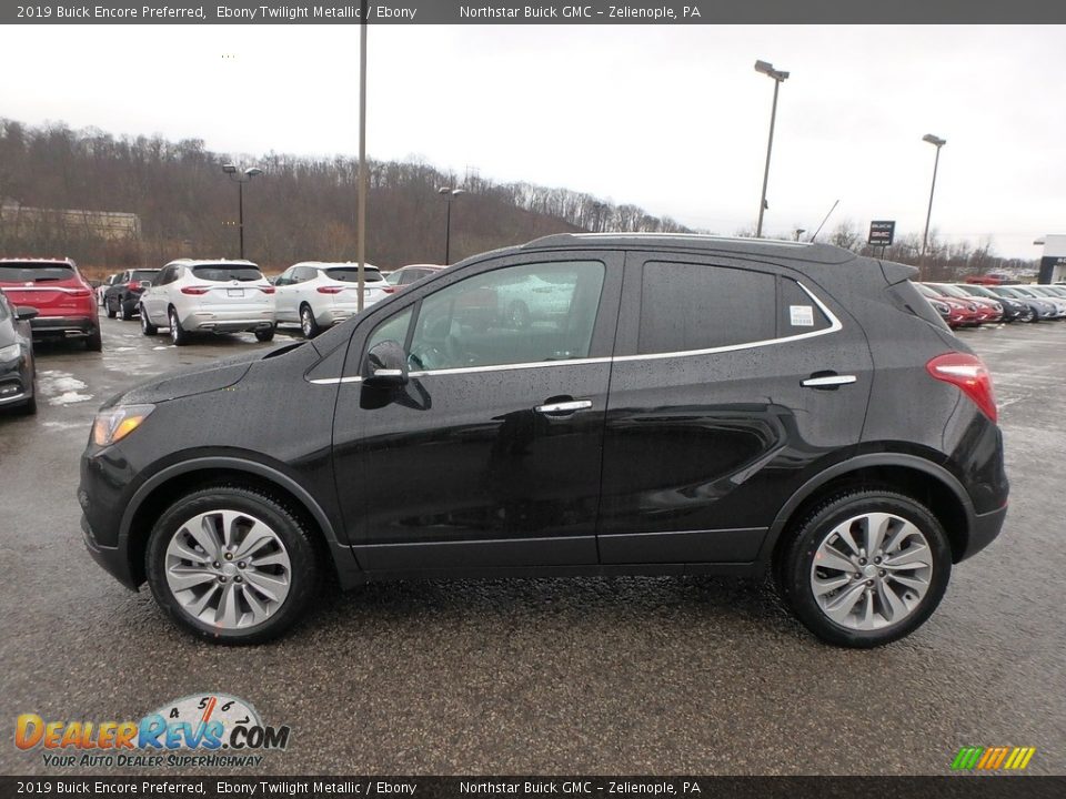 2019 Buick Encore Preferred Ebony Twilight Metallic / Ebony Photo #9