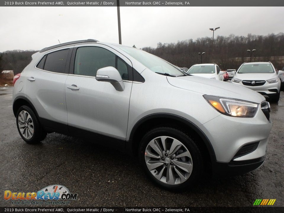 2019 Buick Encore Preferred AWD Quicksilver Metallic / Ebony Photo #3