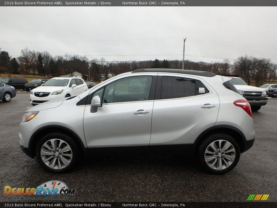 2019 Buick Encore Preferred AWD Quicksilver Metallic / Ebony Photo #9