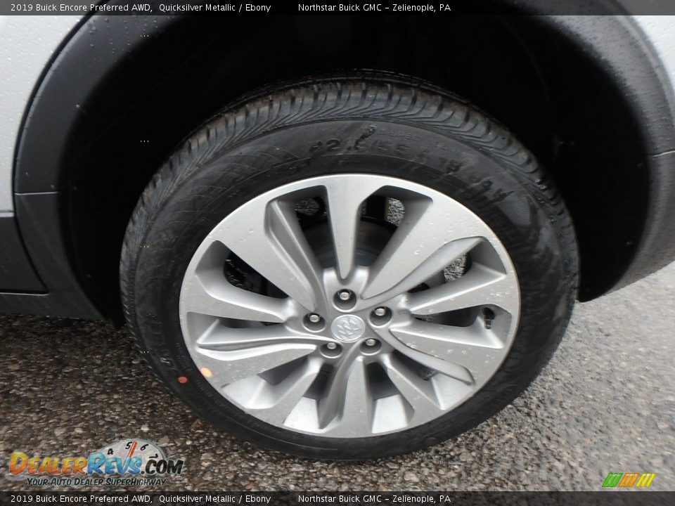 2019 Buick Encore Preferred AWD Quicksilver Metallic / Ebony Photo #10